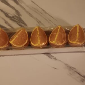 Orange Slice Candle Set